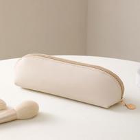 Organ Pillow Bag, Pu Leather Makeup Bag, Hand In Hand with Storage Bag šviesiai smėlio spalvos