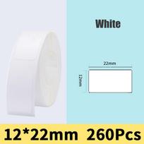 Thermal Labels,Printer Sticker Paper with Self-Adhesive for D11/D110 Label Maker 12×22mm (260pcs)