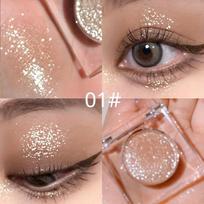 Monochrome Eye Shadow Shimmer Glitter Mashed Potatoes Highlighter Shine Highlighter Makeup Gel Face and Body Brighten Glitter Natural Contour Makeup 1