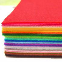 Veltinis metrais, rankdarbių veltinis, audinys rankdarbiams, spalvingos spalvos 40PCS 10X15CM