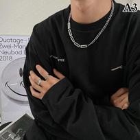 Kūrybingas Hip-Hop Mados Prekės Ženklo Paprastas Juodas Kvadratinis Auskarų Pakabukas Karoliai Vyriški brown