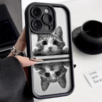 Telefono dėklas, skirtas iPhone 11 13 12 14 15 16 Pro Max 7 8 Plus XR XS Max Samsung A55 S24 S23 A02S Redmi 9 13C 9A 10 A3 OPPO A15S A16 A17 A18 A38 A53 A54 A31 SamSung M40S juoda