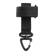 Outdoor Gloves Mountaineering Rope Storage Buckle Nylon Webbing Buckle Keychain One Size juoda