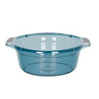 Plastikinis praustuvas, indų praustuvas su rankenomis, virtuvės indų praustuvas, nešiojama indų vonelė buičiai M(59cm / 23.2in Long) gray