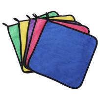 1/3/5pcs Super Absorbent Microfiber Cloths: Kitchen Rags, Car Towels, Thick Dishwashing Towels, Coral Fleece Cleaning Cloths 1pc įvairiaspalvis