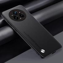 Dėklas Realme 14 Pro Plus Paprastas PU odos silikoninis TPU apsauginis dangtelis Realme 14X 14Pro + 13 Plus Smūgiams atsparus kietas buferis Realme 14 Pro Plus juoda