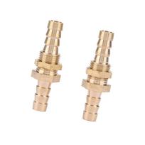 2 vnt. žarnos jungtis žalvarinis pertvaros vamzdžio jungiklis jungtis adapteris (10 mm)