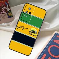 Ayrton Senna F1 Case For POCO X6 Pro M6 X5 X3 M5s F3 F5 Xiaomi 14 Ultra 13 12 Lite 11T 12T 13T Pro Coque Xiaomi 13 yellow