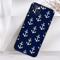 Anchor Boat Phone Case For iPhone 14 13 12 11 16 15 Pro Max Plus Mini 7 8 X XR XS Max Soft Cover iPhone 13 mini