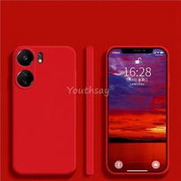 Dėklas Xiaomi Redmi 13C Xiaomi Redmi 13C Redmi12 Redmi11 Redmi10 Dangtelis Silikoninis Paprastas TPU Apsauga nuo kritimo Capa Telefono Apsauginis Dangtelis Xiaomi Redmi 13C Dėklas For Redmi 13C raudona