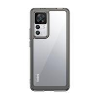 For Xiaomi 12 Pro Case Mi 12 Pro Cover Colorful Soft Edge Silicone Transparent Shockproof Bumper For Xiaomi 12X 12 Pro 12 Lite For Xiaomi 12 pilka spalva