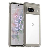 Dėl Fundas Google Pixel 7 dėklo Google Pixel 6A 7A 8A 7 8 Pro dangtelio dėklo smūgiams atsparaus silikoninio telefono galinio kompiuterio dangtelio Google Pixel 7 Pixel 7 pilka spalva