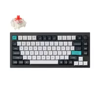 Klaviatūra Keychron Q1 Max (Balta/Juoda) - Gateron Jupiter Red Switches