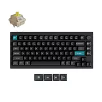 Klaviatūra Keychron Q1 Ultra (Juoda) - Keychron Silk POM Banana Switches