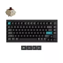 Klaviatūra Keychron Q1 Ultra (Juoda) - Keychron Silk POM Brown Switches