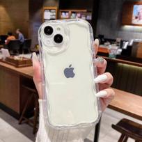 Skaidrus dėklas nuo kritimų iPhone16 Pro Max, 15 Plus, 14 Pro ir 13X - Kreminės spalvos iPhone 13 Pro Max