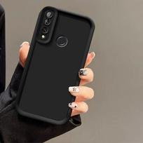 Skirta Huawei P40 lite E dėklas Huawei P40 lite E telefono dėklas ART-L28 ART-L29 Matinis galinis dangtelis Odos pojūčio apsauga Smūgiams atsparūs dėklai Huawei P40 lite E black