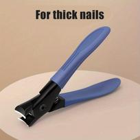 Nerūdijančio plieno nagų žirklės su apsauga nuo purslų - storiems ir platiems nagams - puikiai tinka vyrams, moterims ir pagyvenusiems žmonėms
