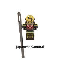 Viduramžių Japonijos samurajų modelio blokeliai MOC kaladėlių rinkinys Dovanos Žaislai vaikams WM6090