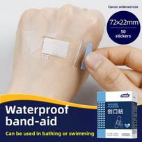 50/120 vnt. Skaidrūs lipnūs žaizdų pleistrai Vandeniui atsparūs Medicininiai Antibakteriniai Pleistrai Namų Kelionės Pirmosios Pagalbos Rinkinys 72×22mm-50PCS
