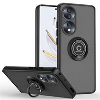 Dėklas Huawei Honor 90 70 su magnetiniu žiedo laikikliu, skirtas Honor Magic 5 60 50 Pro X9A X8A X7A, atsparus smūgiams, su kameros apsauga, Funda For Honor 70 juoda