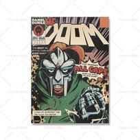 MF DOOM drobės plakatas | Hip Hopo legendos sienos menas | Modernus namų dekoras svetainei Be rėmo 21cm×30cm NoFrame