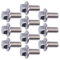 10 vnt. šešiakampės galvutės varžtai su flanšu Nerūdijančio plieno 304 Varžtų priedas M5 1012162025303540mmM5x40