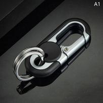 Automobilio raktų pakabukas Kūrybingas raktų laikiklis Vyriška mada Kempingas Laipiojimas Metalinis Automobilio stilius Auto Automobilio raktų pakabukas Aksesuarai juoda