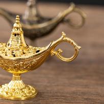 Tuščiavidurė Legenda Aladino Magiška Džino Lampa Smilkalų Degikliai Retro Norų Aliejinė Lampa Namų Dekoras Dovana