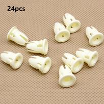 24 vnt. Durų apdailos spaustukai Mercedes Benz R107 W108 W109 W123 R1290019882081 white