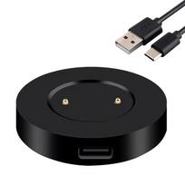 Įkrovimo stovas Honor GS3 GS4 išmaniesiems laikrodžiams USB įkrovimo kabelis Honor watch 4 magnetinis įkrovimo kabelis dokas įkrovikliui white