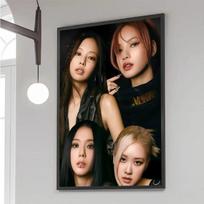 Merginų grupė Kpop B-Blackpink Drobės tapyba Plakatai ir atspaudai Sienų meno paveikslai svetainės dekoravimui 21cm×30cm NoFrame
