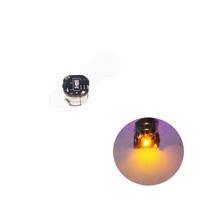1 vnt. Mini magnetinis LED žaislas veiksmo figūrėlėms/automobilio modelio modifikavimui, šviesa, „pasidaryk pats“ modelių gamybai, su baterijomis ir magnetu geltona