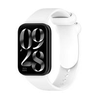 Sportinis silikoninis dirželis Xiaomi Band 9 Pro Miband 8Pro, minkštas TPU apyrankės pakaitalas, odai draugiškas Correa balta