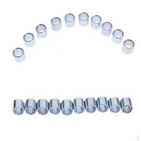 20 vnt. 8 mm riedučių ir riedučių ratukų pakeitimo guolių tarpikliai white