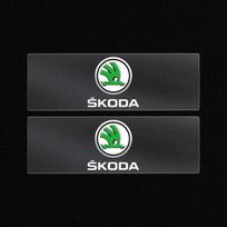 Automobilio logotipas 3D lipdukas Centrinio valdymo lipdukai Automobilio priedai Skoda Octavia Superb Rapid Kodiaq Karoq Fabia Kamiq Roomster Citigo