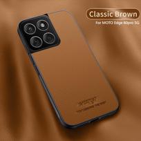 Leather Case for Motorola Edge 60 Pro 5G Car Magnetic Holder Wireless Charging Silicone Phone Cover MotorolaEdge60Pro XT2507-1 Motorola Edge 60 Pro ruda