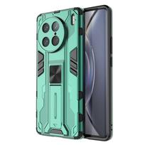 Shockproof Armor Funda For Vivo X90Pro Case Camera Protect Coque For Vivo X90 Pro + Plus X 90 VivoX90 Magnet Holder Stand Cover For vivo X90 žalia