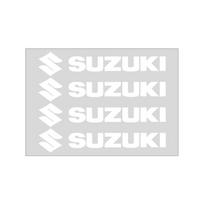 4 vnt. Automobilio durų rankenėlių lipdukai Padangų Galinio vaizdo veidrodėlio Lipdukai Emblema Suzuki Jimny GW250 Samurai Vitara Swift Baleno SX4 Ignis Alto Splash Swace balta