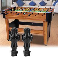 2Pcs Table Football Men Player Foosball Soccer Machine Replacement Dolls Indoor Games(Black) juoda