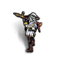 RPG Badge: Fantasy Adventure Anime Enamel Pin featuring Magician from Frieren: Beyond Journey's End.