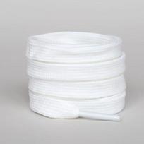 1970-ųjų grynos medvilnės plokšti batraiščiai vyriškiems ir moteriškiems drobiniams batams - Balti, Kreminiai, Juodi 60CM (1-2 Pairs of Eyelets)