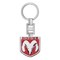 Automobilio raktų pakabukas Automobilio emblema Dovana su raktų žiedu Automobilio priedai Dodge SRT Ram 1500 Durango Journey Charger Challenger Caliber Caravan raudona