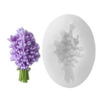 Lavender Scented Hangings Mold Silicone Lavender Scented Pendant Mold for Crafting Distinctive Car Fresheners 1