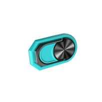 360° Finger Ring Cell Phone Holder Stand Car Metal Plate Rotating Magnetic Grip mėtų žalios spalvos