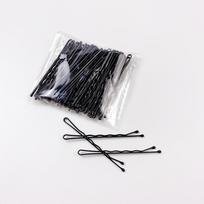 Black U-Shaped Korean Hairpin - Adult Steel Side Clip for Women's Bangs
