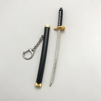8 Stiliai Roronoa Zoro Samurajaus Kardas Raktų Pakabukas Moterims Vyrams Makštis Katana Špaga Sagtis Raktų Pakabukai Cosplay Žaislas Papuošalas Dovana N842 KTJ