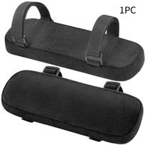 Minkštas porankio pagalvėlė PP kempinės putos namų/biuro kėdės porankių užvalkalai kompiuterinio žaidimų alkūnės pagalvėlė, nuimama, plaunama 1pc juoda