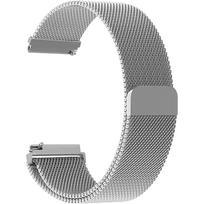 22mm 20mm Milanese Metalinis dirželis Amazfit GTR 4/Balance 2 Samsung Watch 7 6 5 4 Active Apyrankė Huawei Watch 5/GT5/GT6 46mm Samsung Watch 46mm sidabras