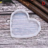 Crystal Coaster Resin Casting Mold Silicone Making Mould Craft Diy Art Supplies D gray